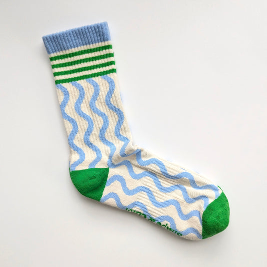 The Wave Crew Sock | Green