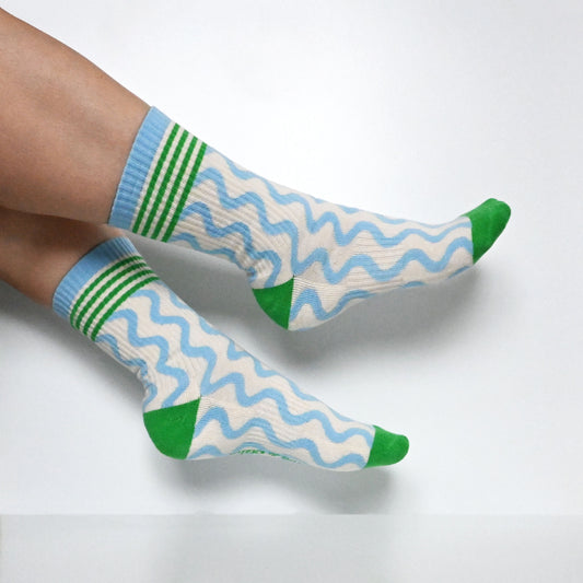 The Wave Crew Sock | Green