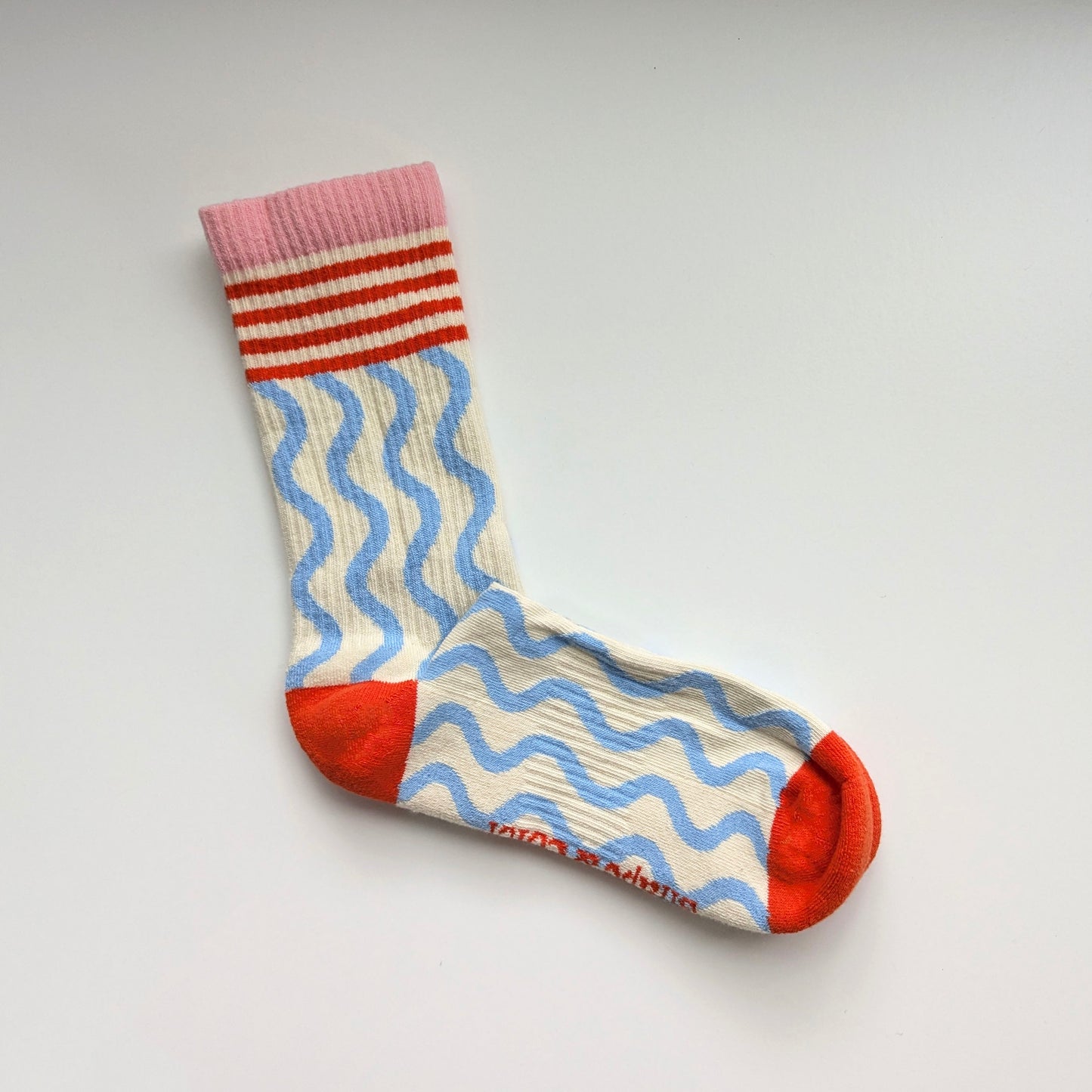 The Wave Crew Sock | Orange