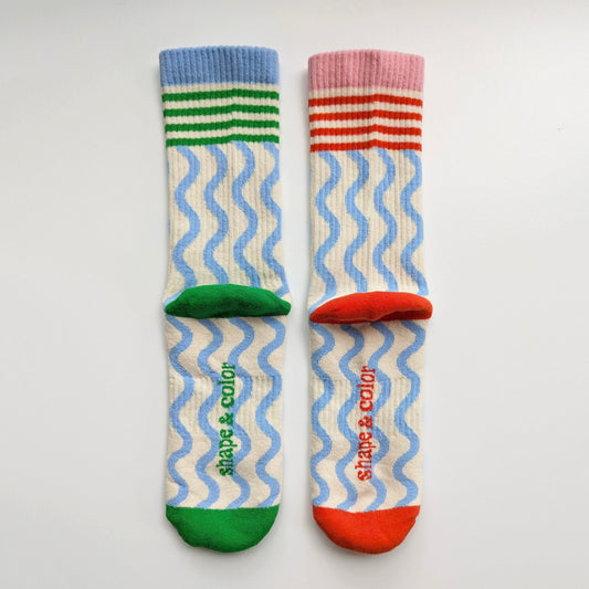The Wave Crew Sock Bundle | 2 Pairs Mix & Match Set