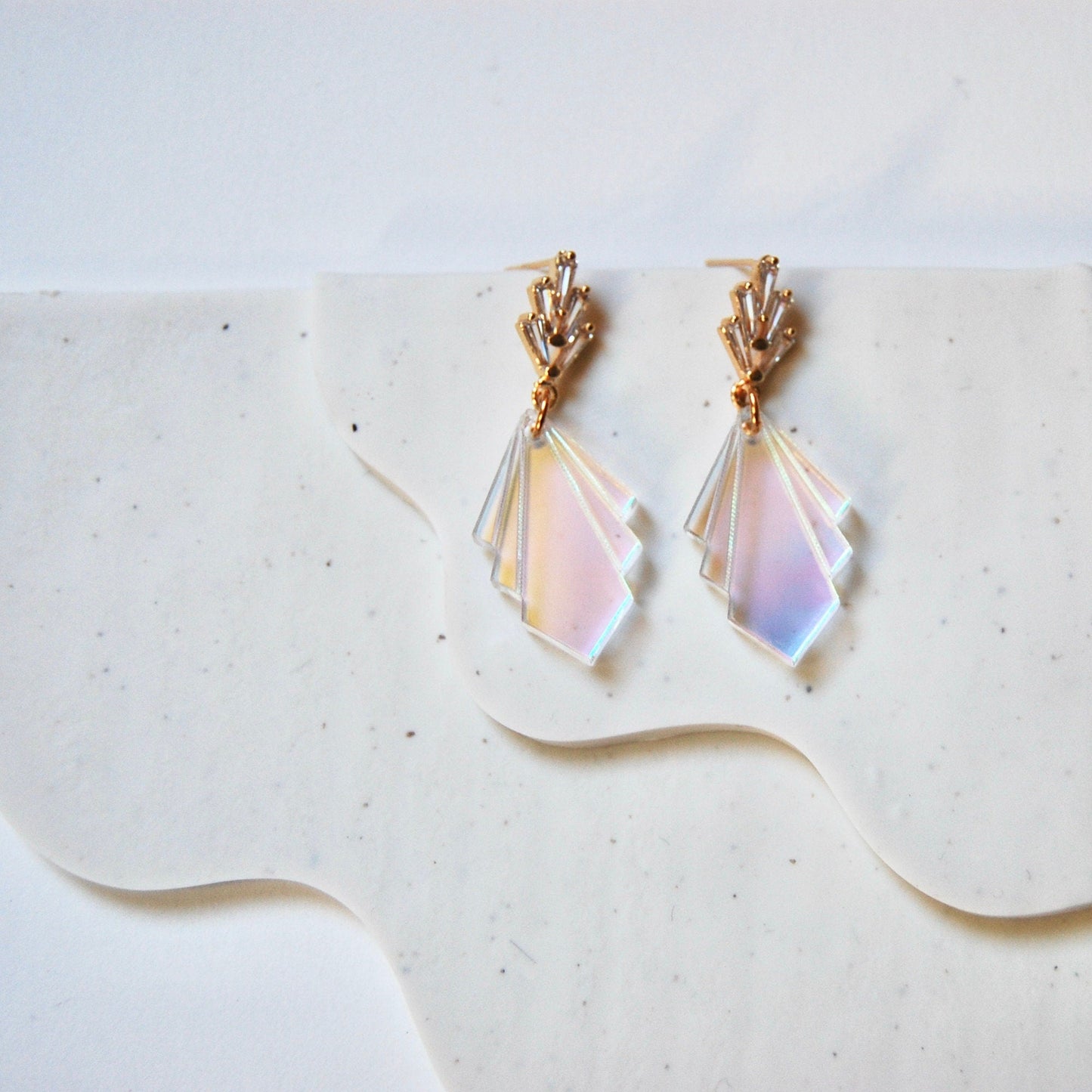 Deco Diamond Earrings - Shape & Color colorful goods made in the USA