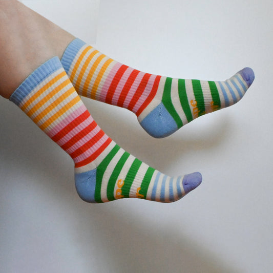 The Stripe Crew Sock