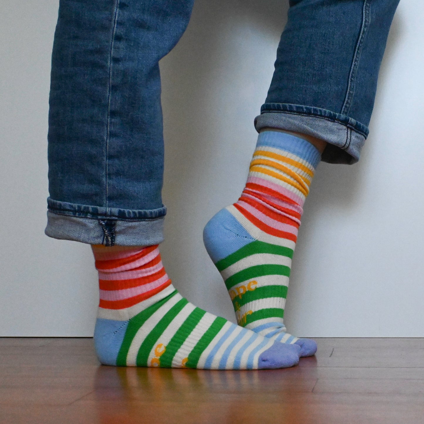 The Stripe Crew Sock
