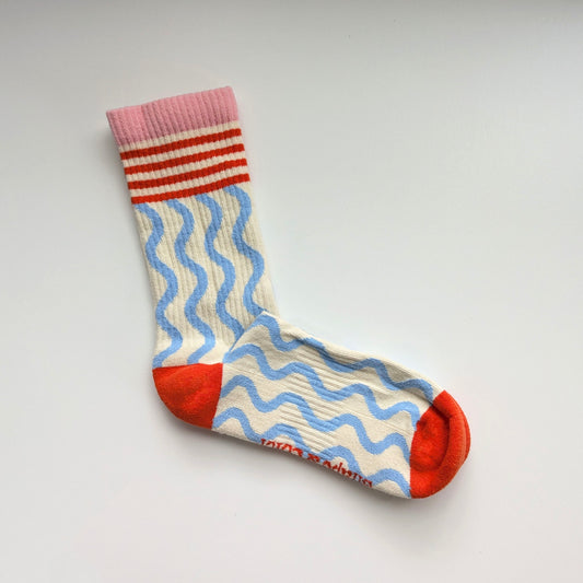 The Wave Crew Sock | Orange