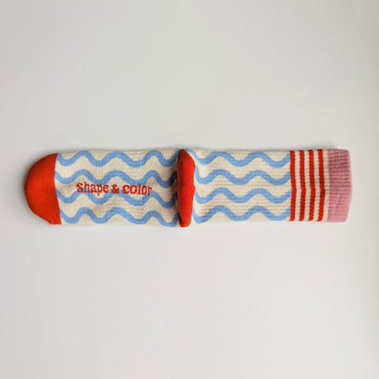 The Wave Crew Sock | Orange
