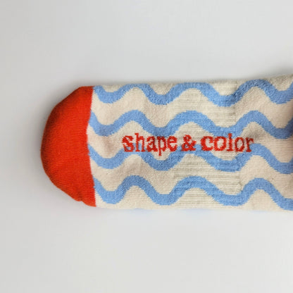 The Wave Crew Sock | Orange