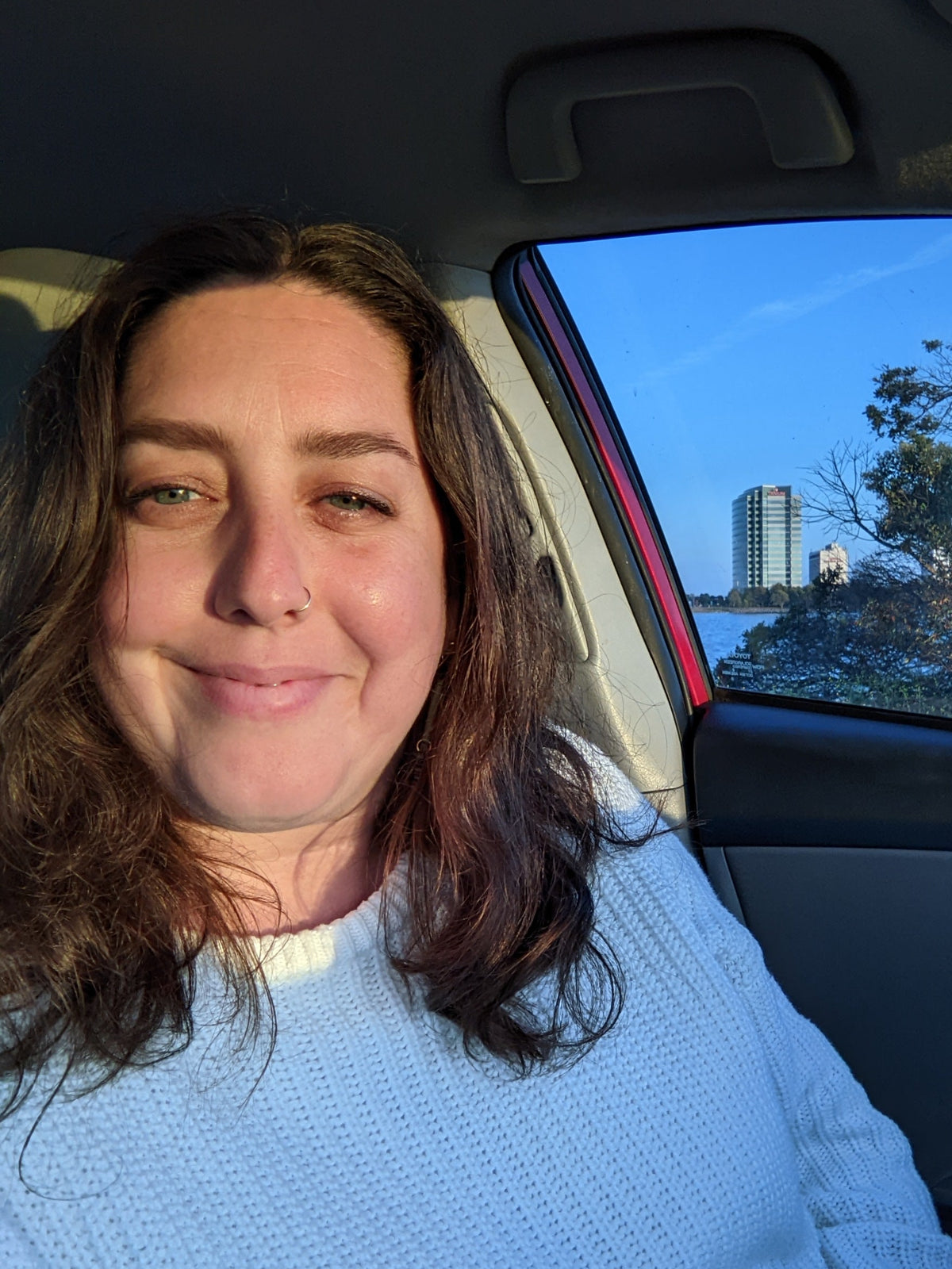 a photo of Anna, the designer/owner of Shape & Color