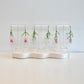 Beaded Flower Huggies - Shape & Color colorful goods made in the USA