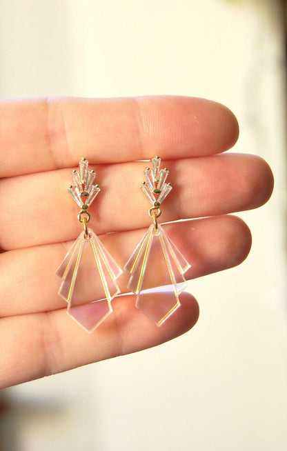 Deco Diamond Earrings - Shape & Color colorful goods made in the USA