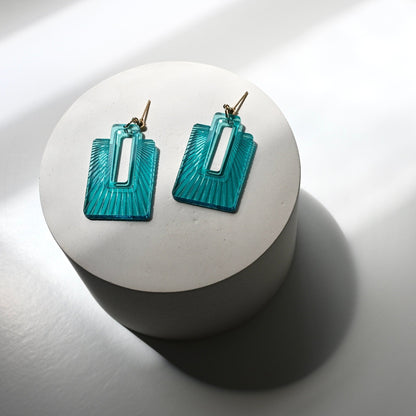 Radiator Earrings - Shape & Color colorful goods made in the USA