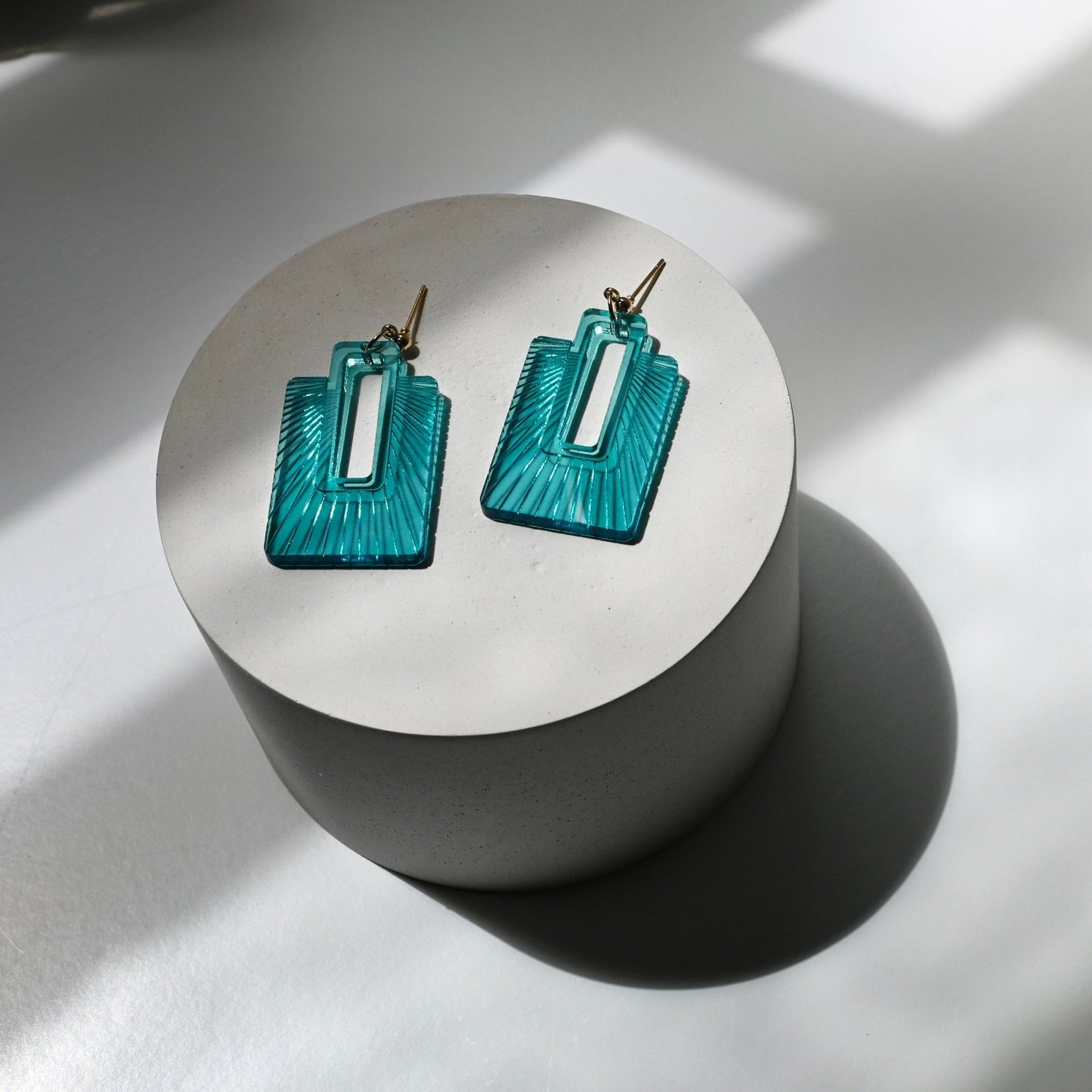 Radiator Earrings - Shape & Color colorful goods made in the USA